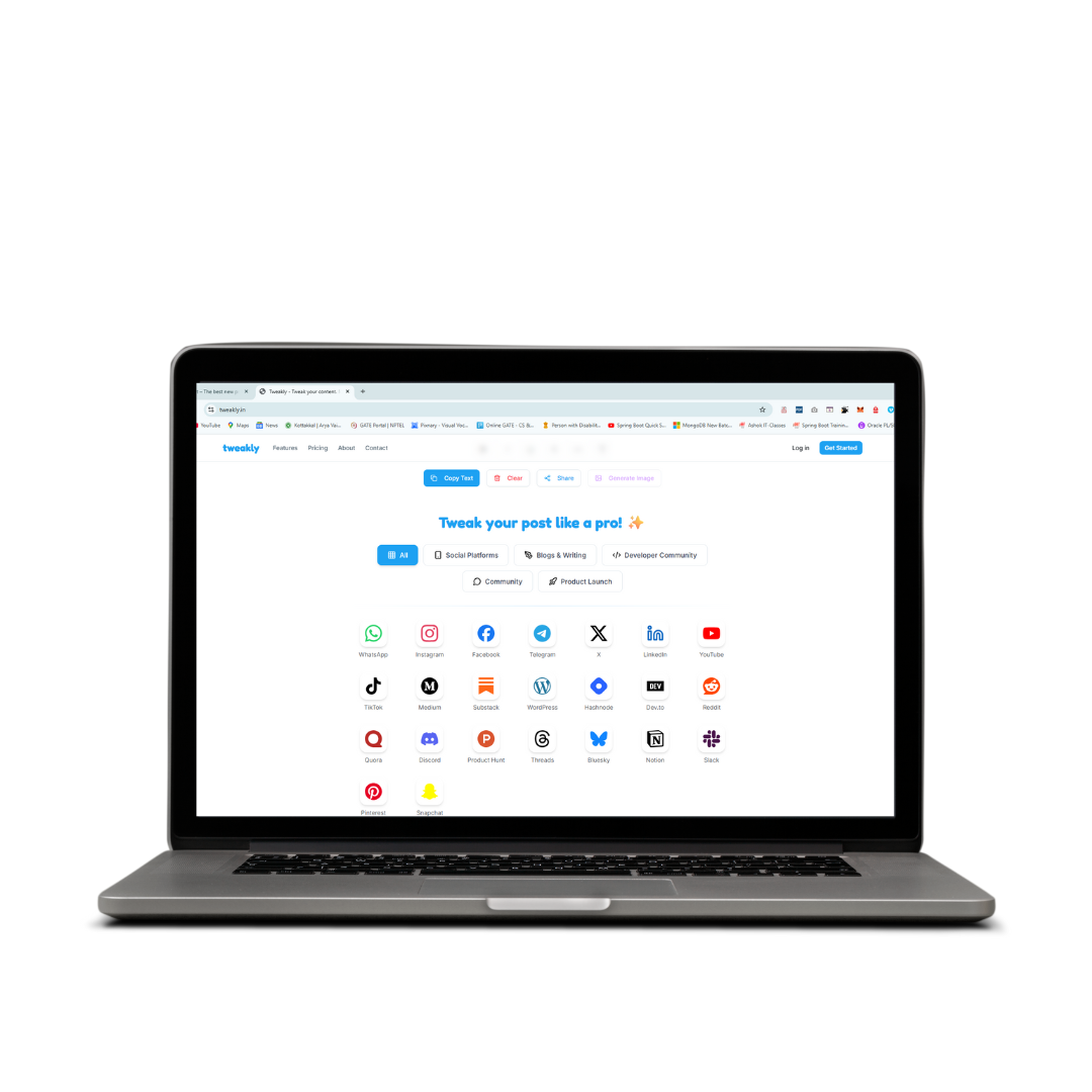 Tweakly - Social Media project by GlobusLogic